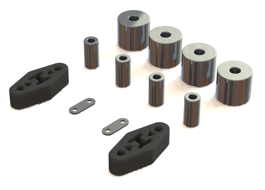 SUMO 2" Lift Kit and Rear Sub Frame Spacer Kit F2R3SA6