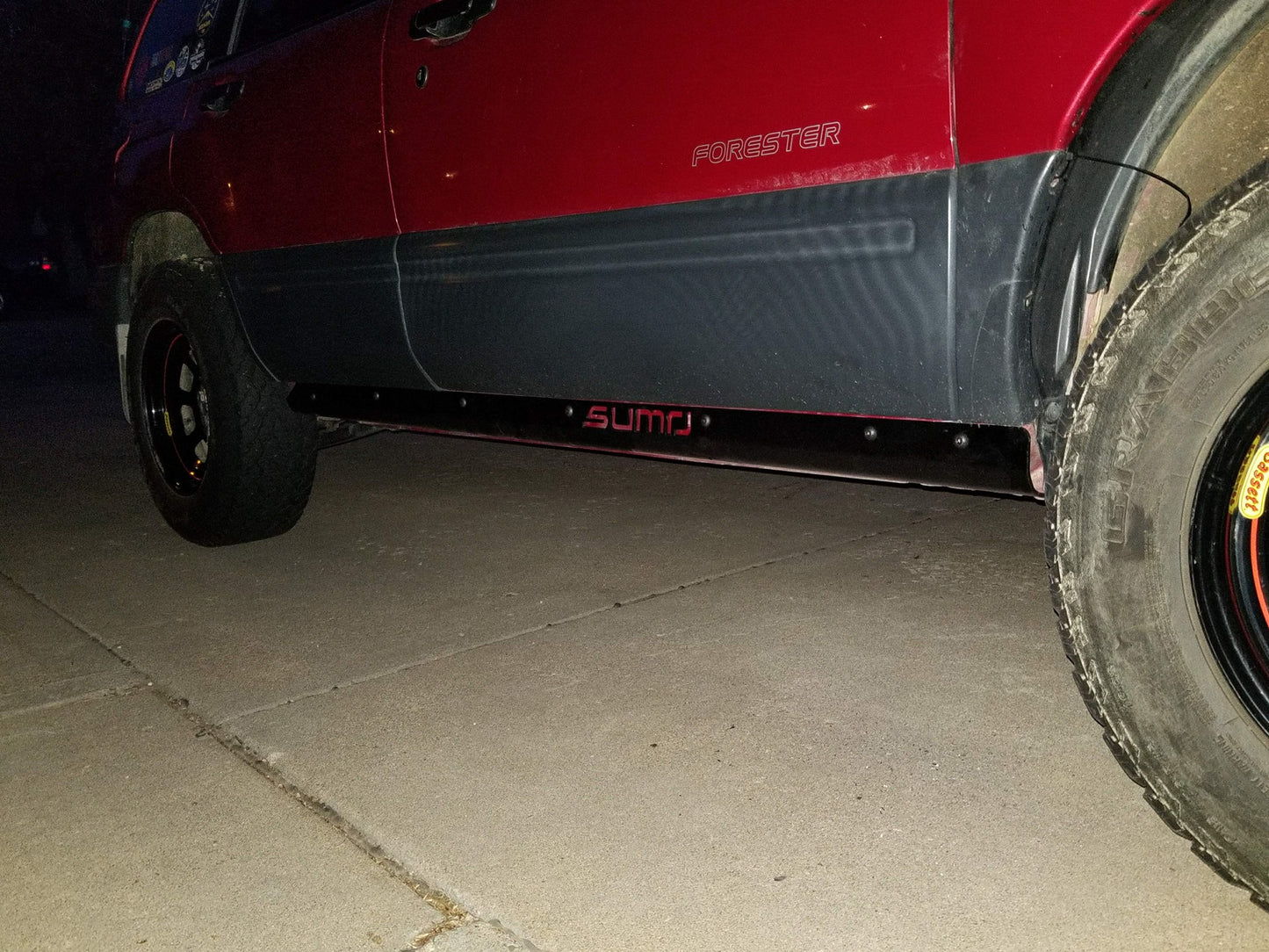 SUMO Rock Slider (SRS) Steel Base – Subaru Forester (1998–2008)